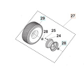 Wheel Kit TS 112, TS 114, TC 215T, TC 220T, TS 112, TS 114, TS 215T, TS 217T Wheel Kit TS 112, TS 114, TC 215T, TC 220T, TS 112, TS 114, TS 215T, TS 217T