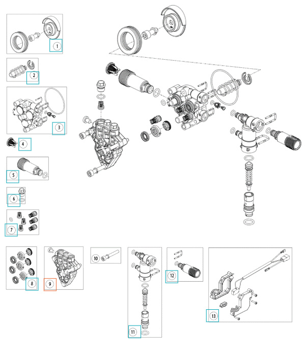 Cylinder Head Cylinder Block 1 5312596-01
