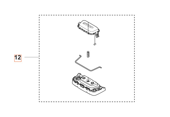 Stop button Automower Nera