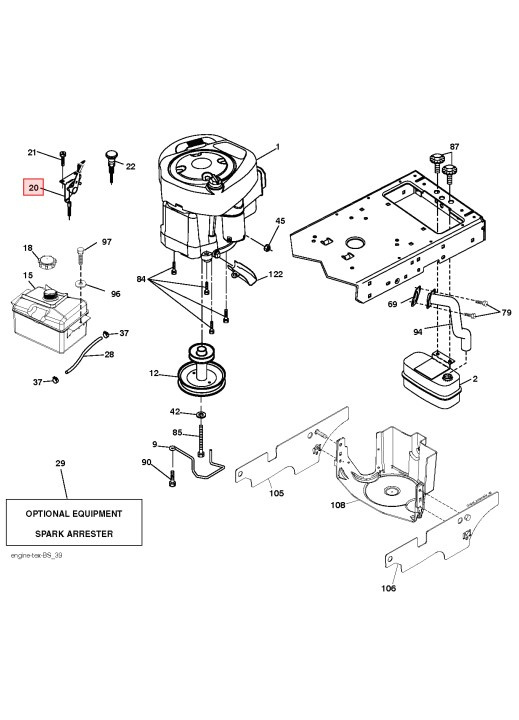 Throttle cable Husqvarna LT151, LT152, LTH151, LTH152, CT151