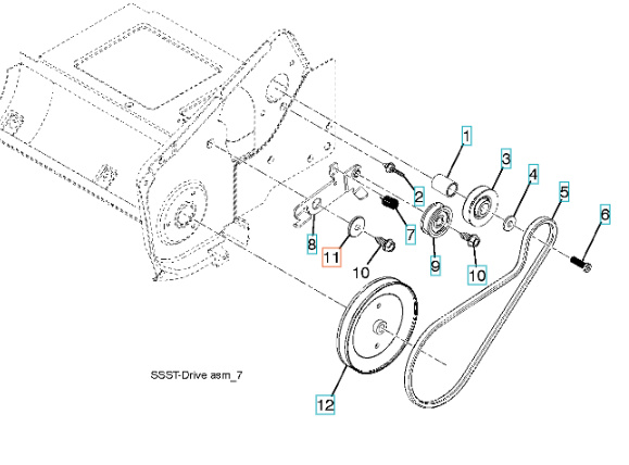 Spacer washer 5321990-92