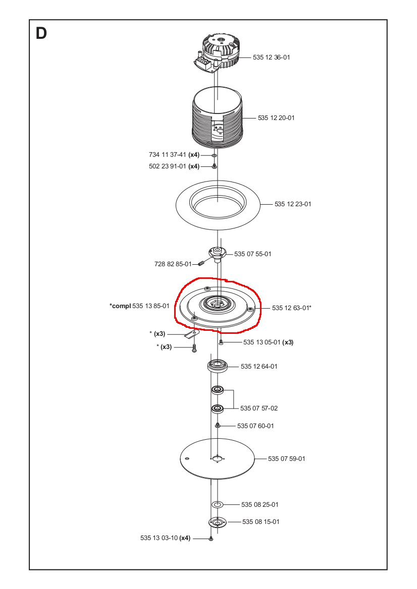 Cutting disc 210C, 220AC, 230ACX, Solar, R160