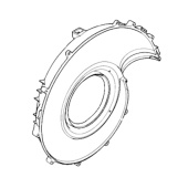 Fan housing half frame side hu Fan housing half frame side hu