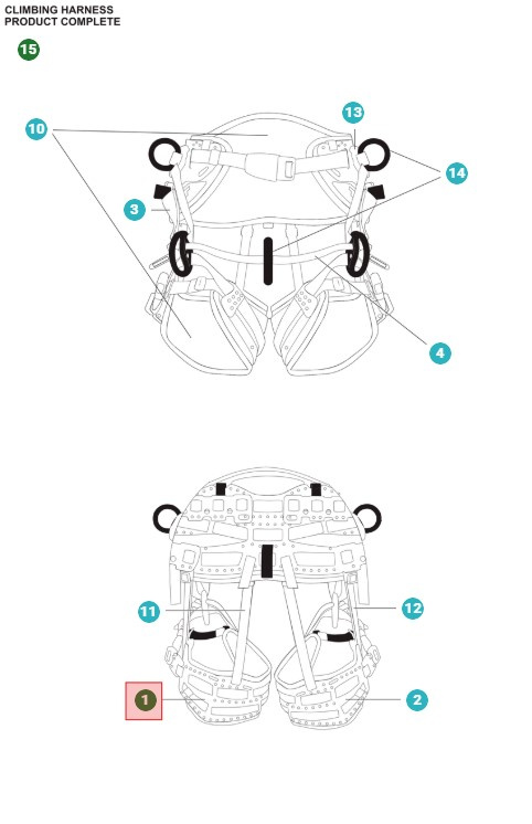 Leg loop left