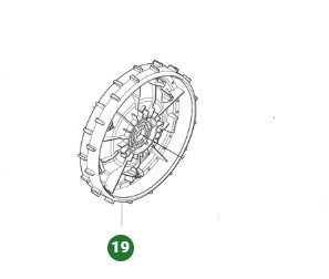 Drive wheel Gardena Sileno Max, Sileno Free