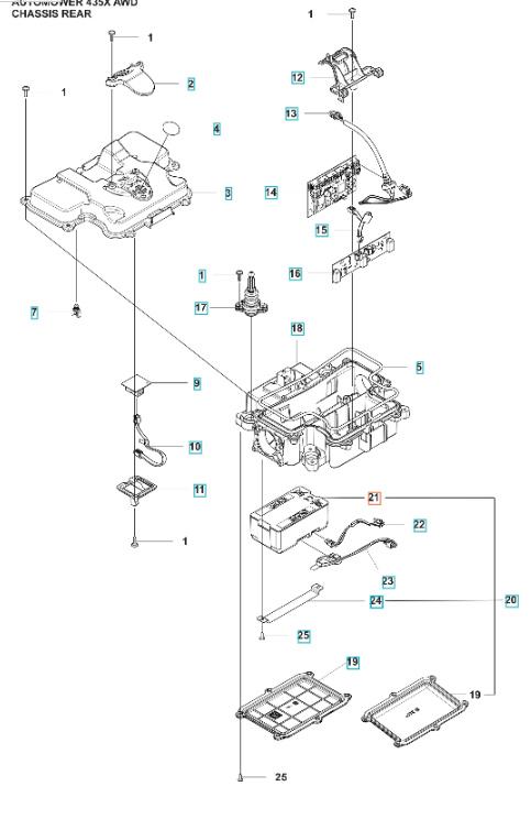 BATTERY kit 435XAWD,535AWD, Nera