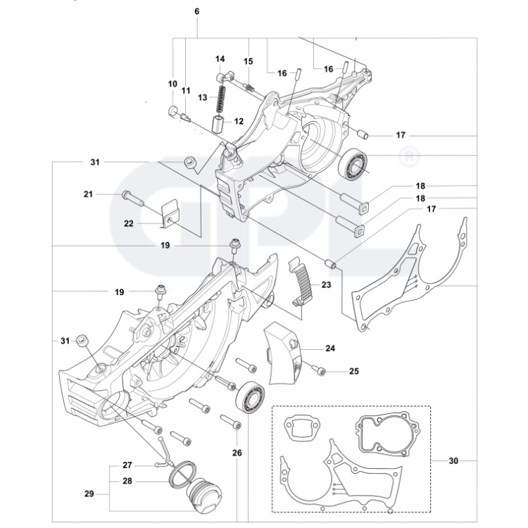 Crankcase Kit Small Sms 560Mki 5368996-01