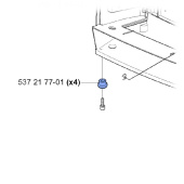 Footrest 5372177-01 Footrest 5372177-01