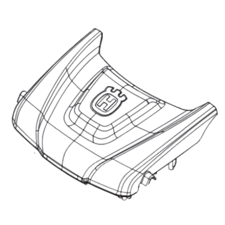 Front Cover With Husqvarna Dec 5375696-02