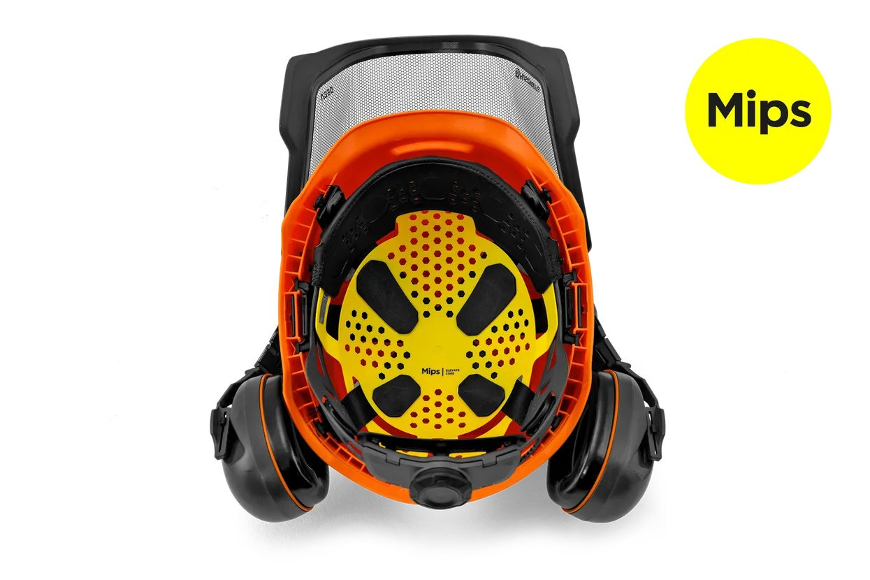 Husqvarna forest helmet, Technical Mips Orange