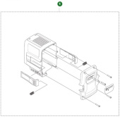 Casing for Husqvarna B140 battery Casing for Husqvarna B140 battery