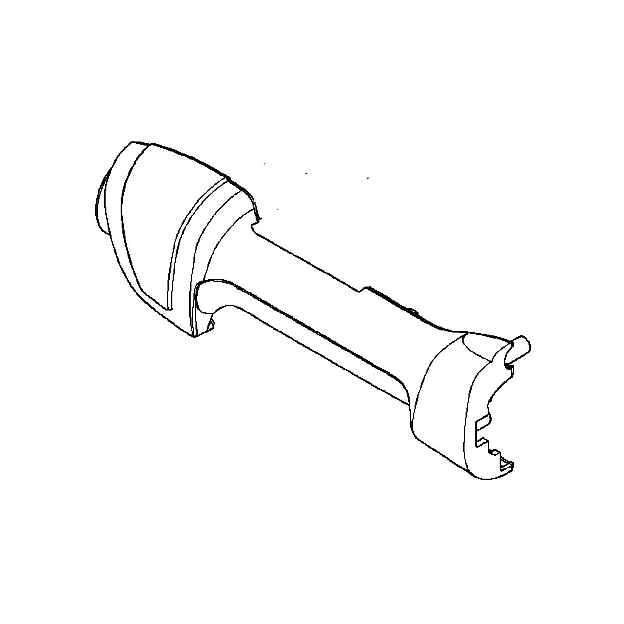 Handle half Left 5442385-01