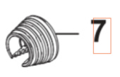 Stopper Soft Textile Hose-Stop 5460924-01 Stopper Soft Textile Hose-Stop 5460924-01