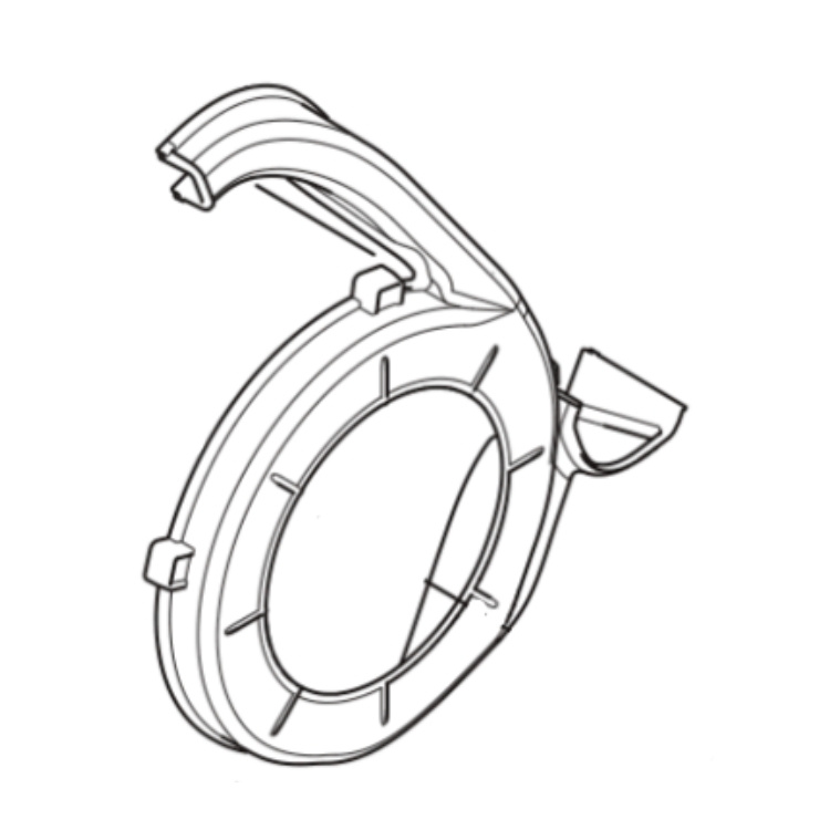 Upper air duct