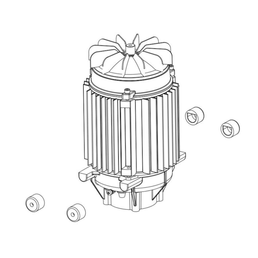 Motor 2.1KW aluminum 50HZ