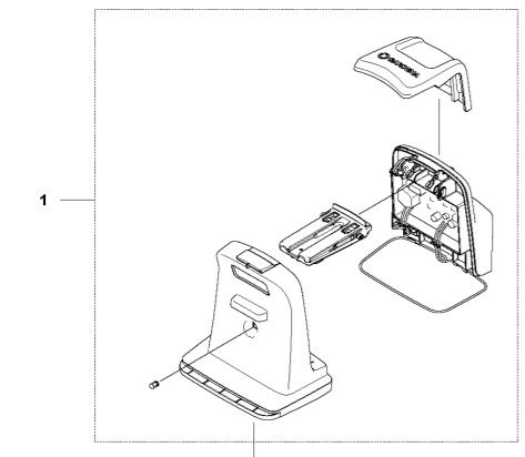 Charge station housing incl PCB Gardena
