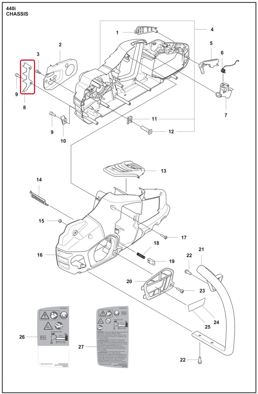 Bark support 440i