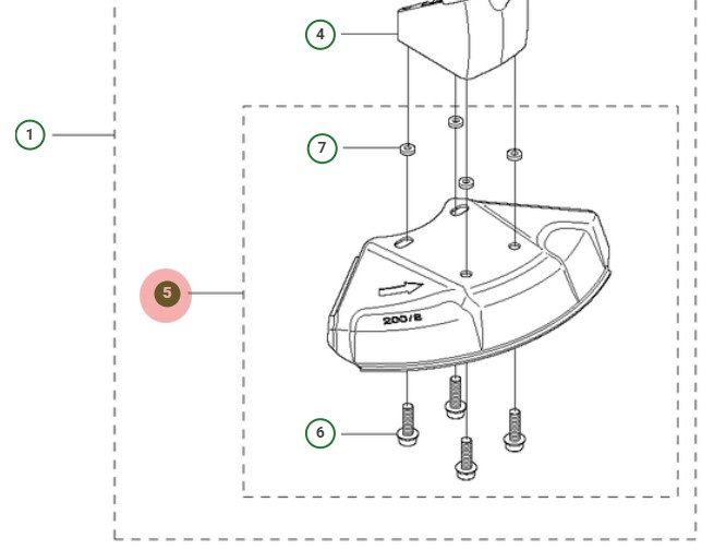 Blade Guard Assy Torx 5745326-02