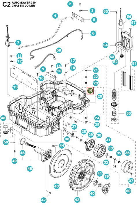 Seal Chassi 320, 330x, 420, 430x, 440, 450x