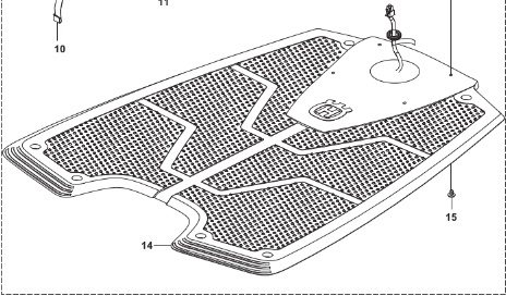 Charging plate KIT 220AC, 230ACX, 260ACX, 265ACX