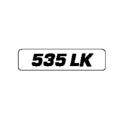 Decal Cylinder Cover 535Lk 5769986-23 Decal Cylinder Cover 535Lk 5769986-23