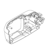 Battery housing half, Left Battery housing half, Left