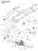 Drive belt Husqvarna TS138 Drive belt Husqvarna TS138