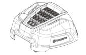 Engine hood Husqvarna rider 112C, 112C5 Engine hood Husqvarna rider 112C, 112C5