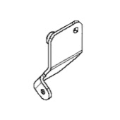 Bracket spring return RH, blac Bracket spring return RH, blac