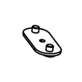Knife Mount 5835888-01 Knife Mount 5835888-01