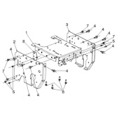 Frame Top Weldment Ms668 Husqv 5838080-02 Frame Top Weldment Ms668 Husqv 5838080-02