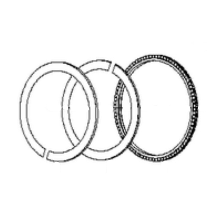 Piston ring, assembly
