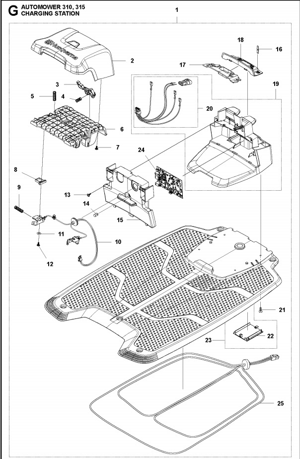 Housing Assy Charging Station