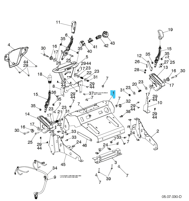 Console Base Husqvarna Greyms 5896264-02