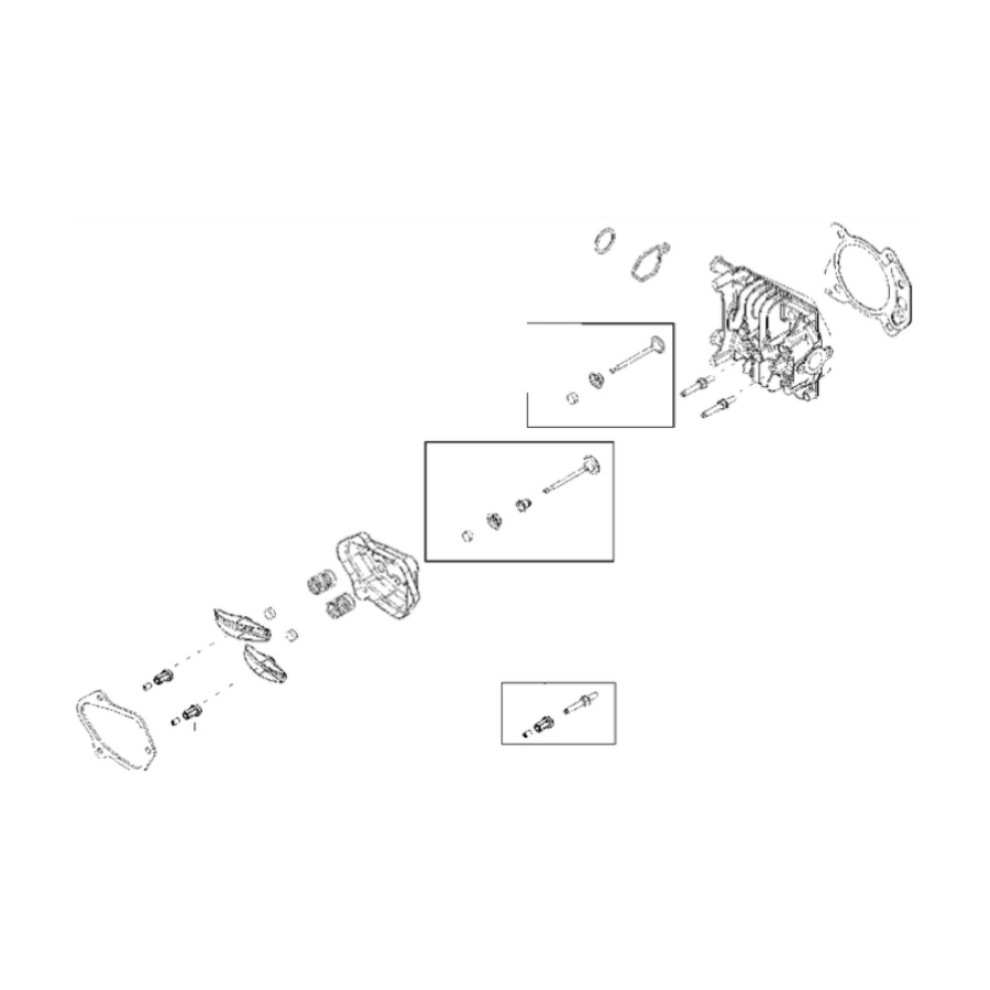 Cylinder head b&s 594091