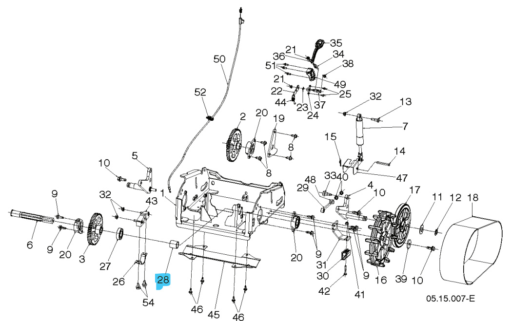 Spacer Track Axle 5905539-01