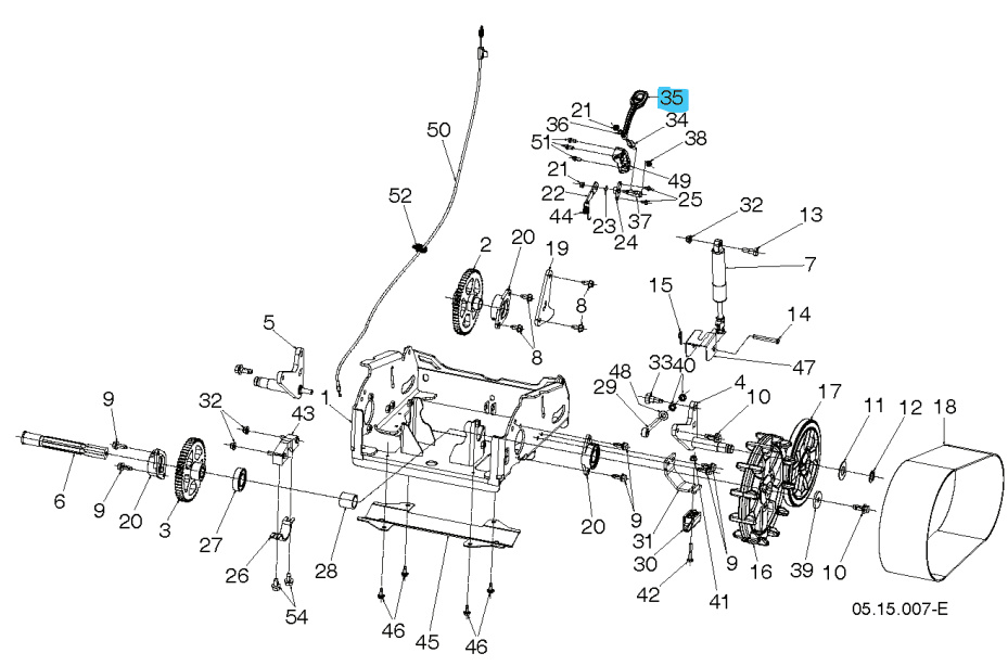 Height Adjustment Lever 5905942-01
