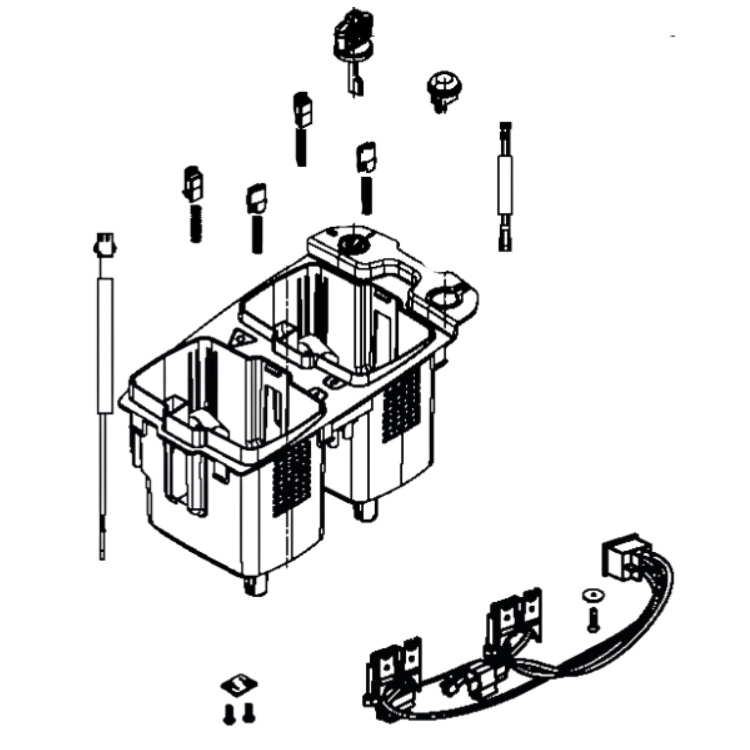 Battery Box Spare Part Assy Lc 5931245-03