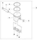Piston Complete 5933051-01 Piston Complete 5933051-01