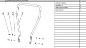 Lower handle and hardware Lower handle and hardware