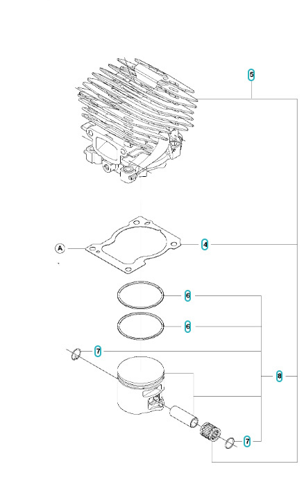 Cylinder Kit 592XP, 592XPG
