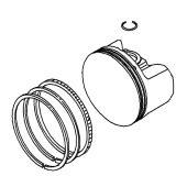 Piston unit Piston unit