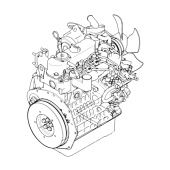 Engine Unit Kubota D902 - Eu S Engine Unit Kubota D902 - Eu S