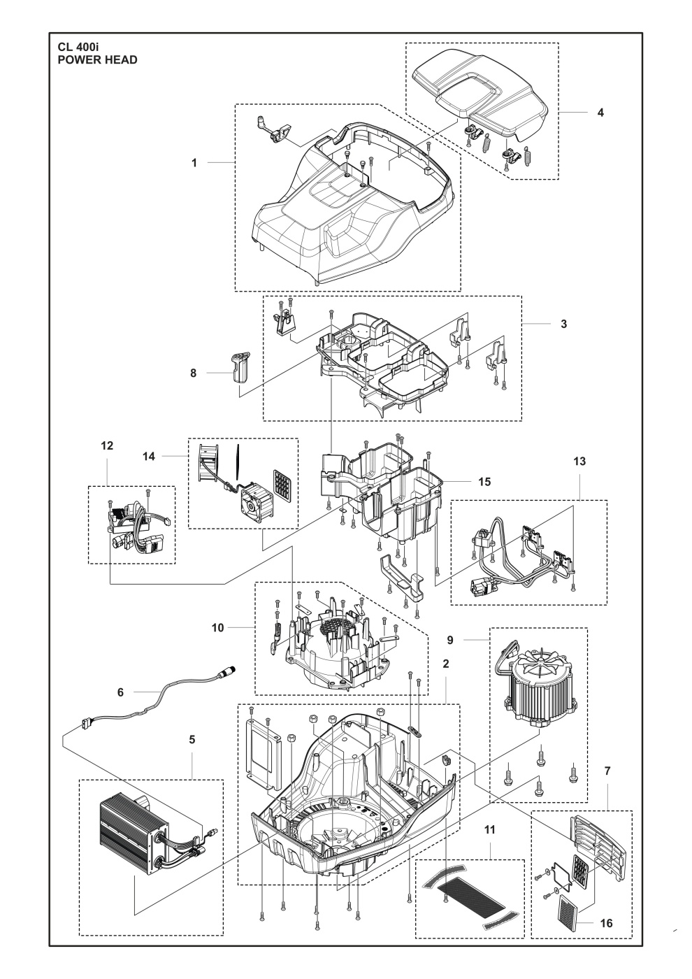Cable Kit Pro Powerhead Lb 548 5985643-02