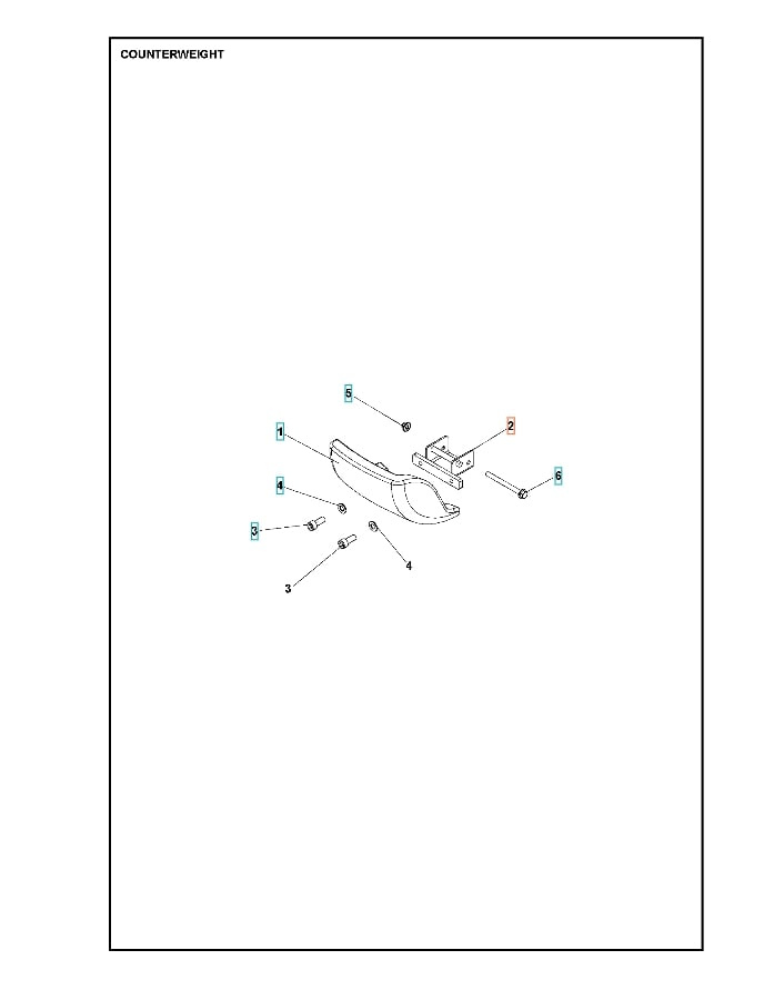 Counterweight Counterweight Su 5986765-01