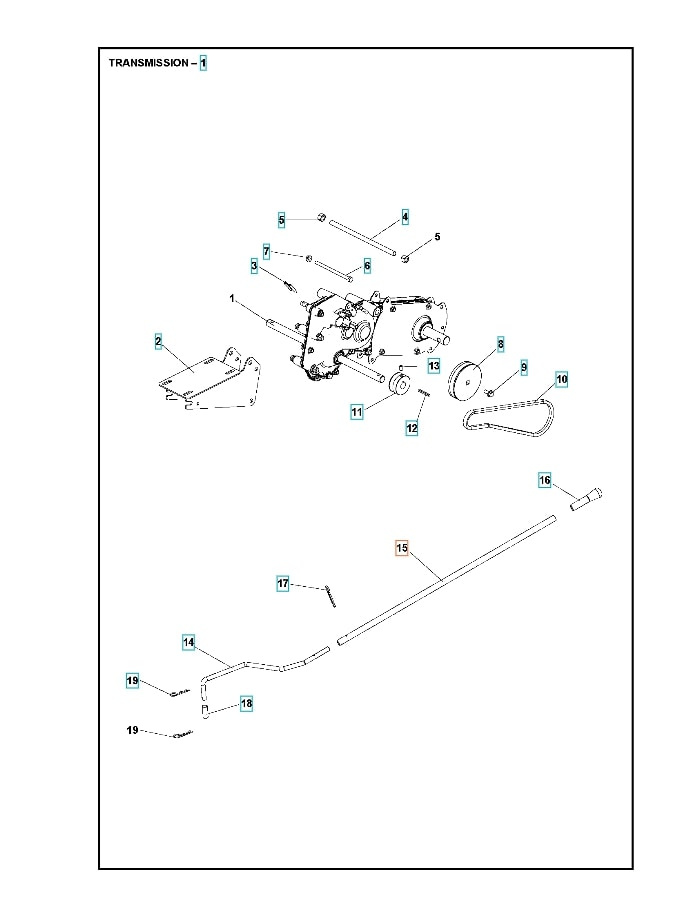 Shift Lever Roto400 Mk2 5986778-01