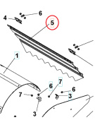 Cover Hangers Rear Screen Gray Ra 5986811-01 Cover Hangers Rear Screen Gray Ra 5986811-01