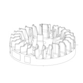 Flywheel 5986845-49 Flywheel 5986845-49