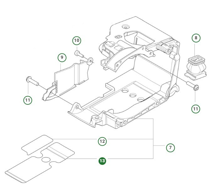 Heat Deflector Cylinder Cover