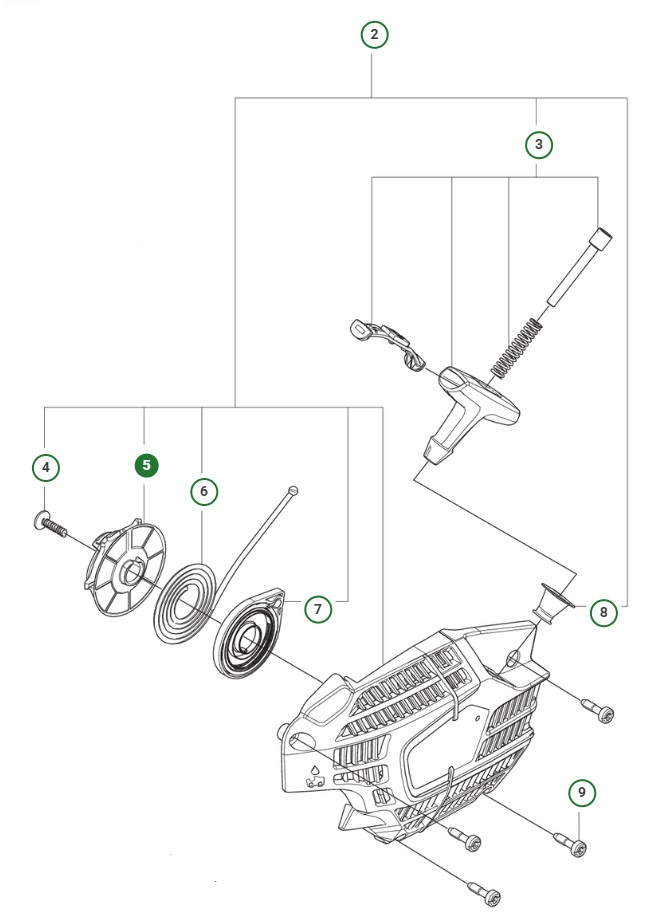 Starter Pulley 39Cc